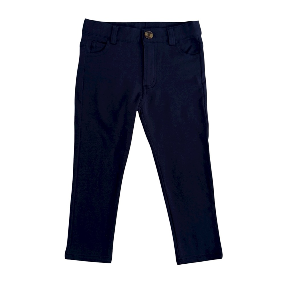 Crew Basics Navy Stretch Pants Boys Size 3